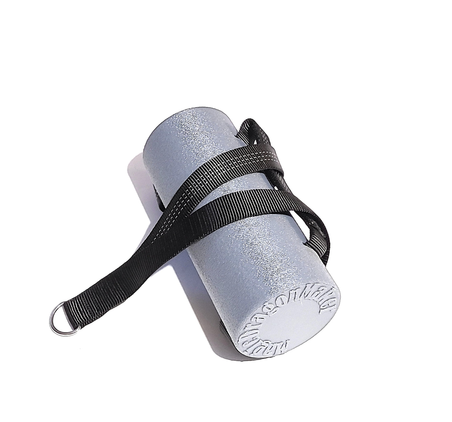 Arm Wrestling Exercise Handle, Cupping Handle - Wrist Wrench 2.5 Inch Diameter, Handle and Strap for Training at The Gym, Wrist and Forearm Strengthener, Workout Equipment, Fat Grip for Strong Wrist, Finger Strength Training, Non-Slip Textured Surface