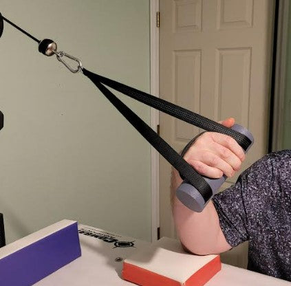 Arm Wrestling Exercise Handle, Cupping Handle - Wrist Wrench 2.5 Inch Diameter, Handle and Strap for Training at The Gym, Wrist and Forearm Strengthener, Workout Equipment, Fat Grip for Strong Wrist, Finger Strength Training, Non-Slip Textured Surface