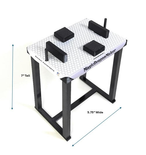 Miniature Armwrestling Table. Mini Decorative Armwrestling Table, Great Display Piece and Conversation Starter. Perfect display for your Home or Work Desk, Trophy Room, Home Gym, or Mantle.