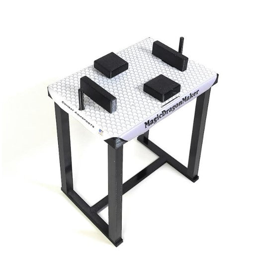 Miniature Armwrestling Table. Mini Decorative Armwrestling Table, Great Display Piece and Conversation Starter. Perfect display for your Home or Work Desk, Trophy Room, Home Gym, or Mantle.